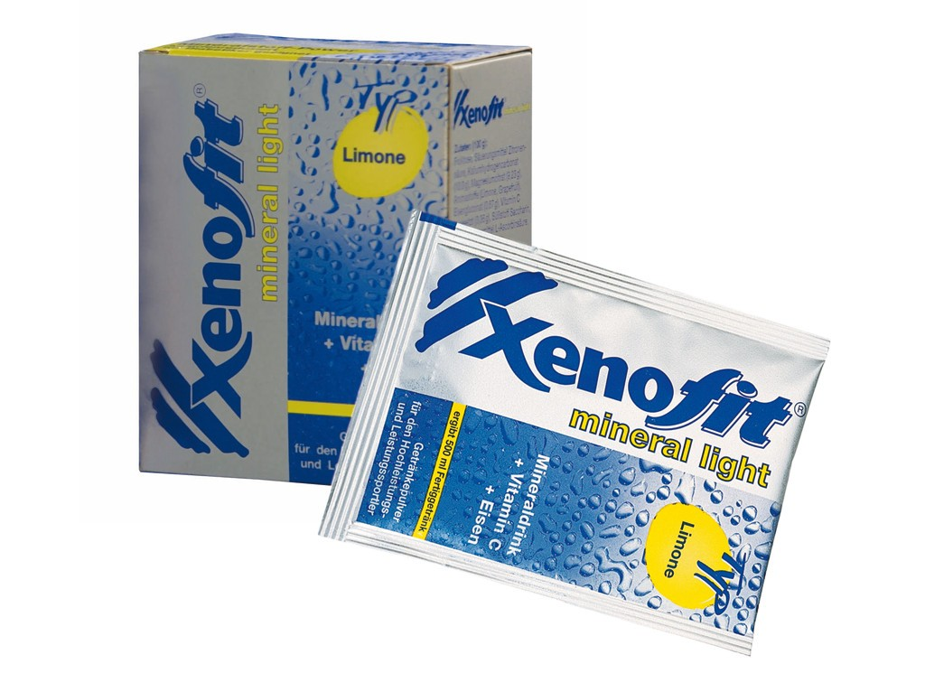 Xenofit Mineral Light, limone 10 sacchetti monodose, 500 ml