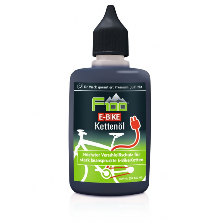 Olio per catene F100 E-Bike 50ml, dosatore goccia