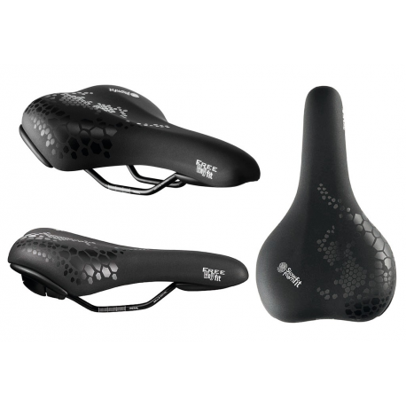 Sella Selle Royal Freeway Fit Classic Nera, uomo,273x160mm,moderate,490g