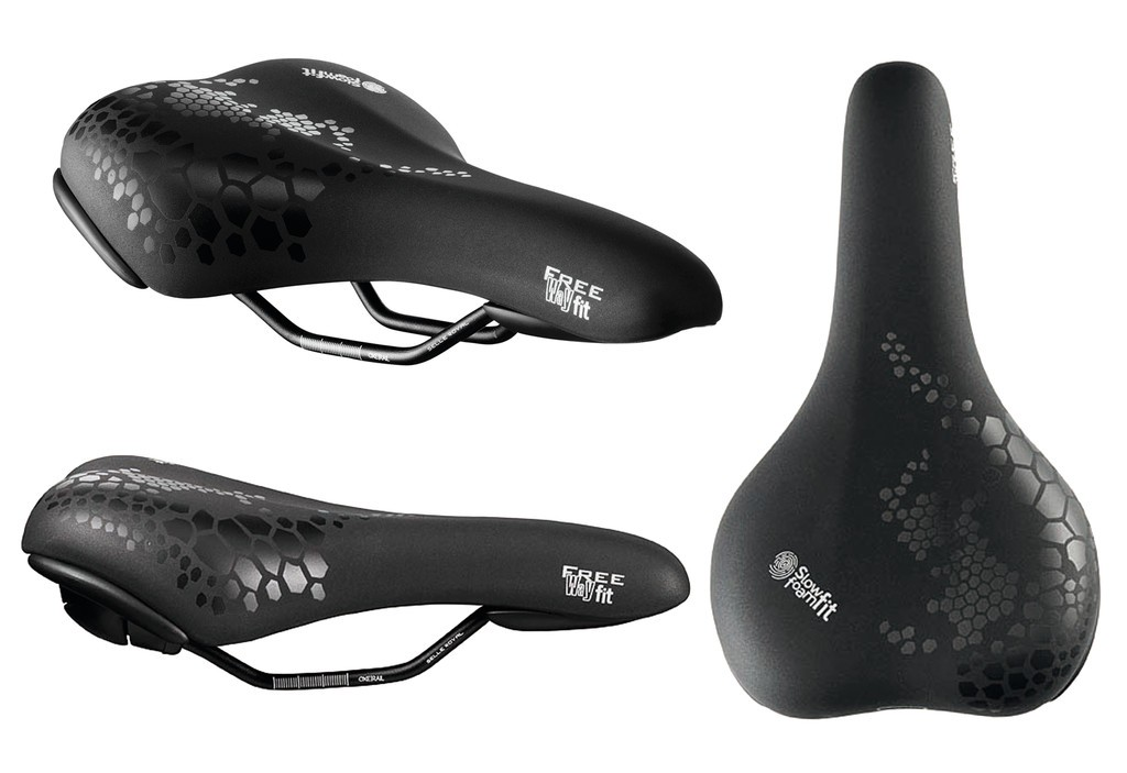 Sella Selle Royal Freeway Fit Classic Nera, uomo,273x160mm,moderate,490g