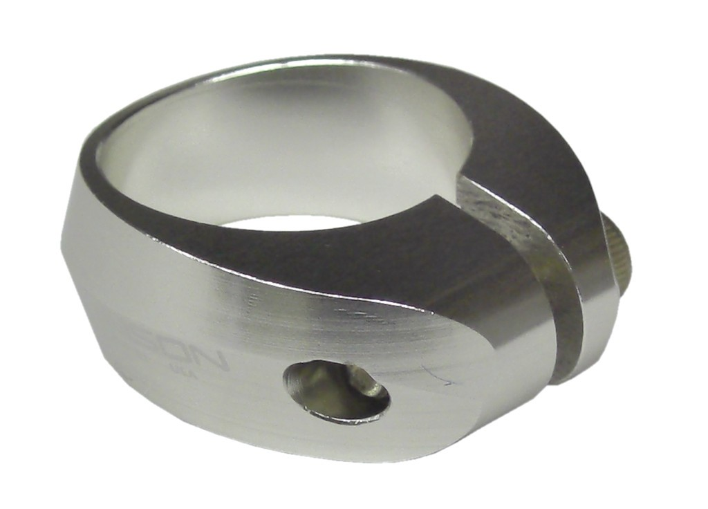 Anello d.serraggio p.sella Thomson Alu 34,9 mm, argento