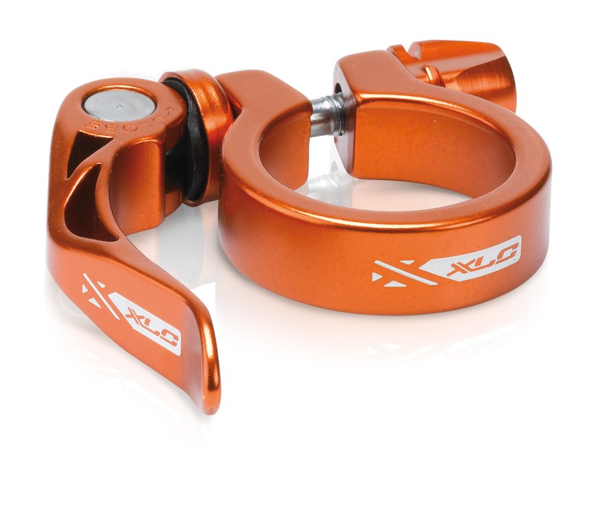 Collarino XLC PC-L04 Ø 34,9 mm arancio con sgancio rapido