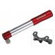 Minipompa Airbone ZT-505 AV, 185mm, rosso, supporto incluso