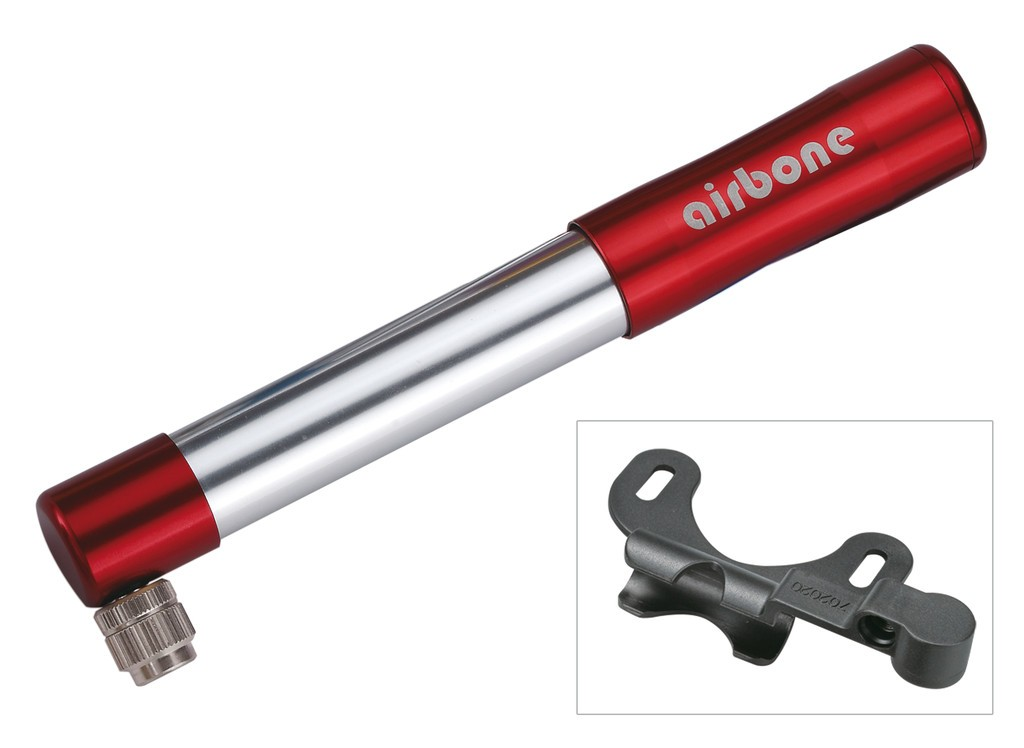 Minipompa Airbone ZT-505 AV, 185mm, rosso, supporto incluso