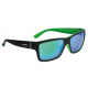 Occhiali da sole Alpina Kacey nero opaco/verde, lenti verdi a specchio S3