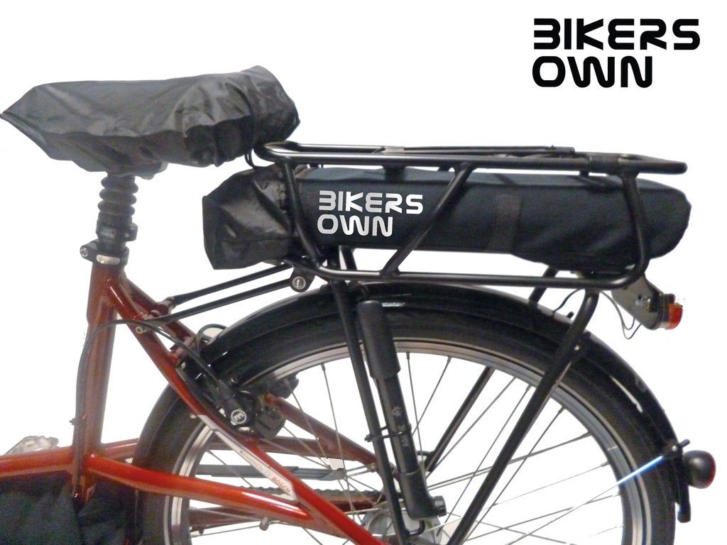 BikersOwn Case4rain©, protezione per batteria Bosch Powerpack 300/400 