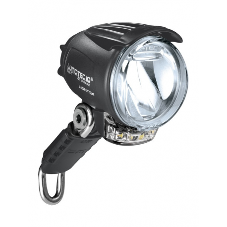 Faro LED b&m Lumotec IQ Cyo T senso plus c.luce d.giorno 60 Lux+rifl.