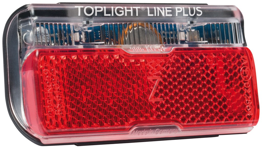Fanale posteriore b&m Toplight Line brake plus, funzione stop e luce di posizione, 80 mm