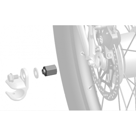 Adattatore Thule per sistemi cambio integrato Sram M10x1,0