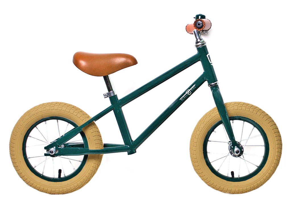 Bici sza ped Rebel Kidz Air Classic Boy 12,5", acciaio, Classic verde scuro