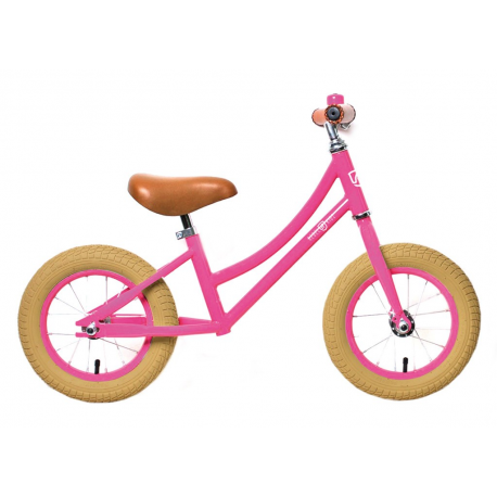 Bici propedeutica RebelKidz Air Classic Unisex 12,5", acciaio, Classic rosa