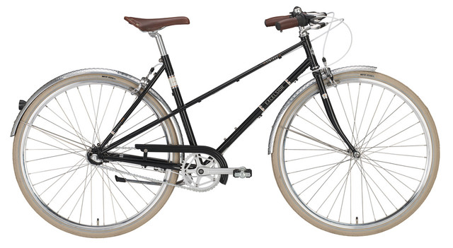 Excelsior Vintage nera, city bike donna 3V