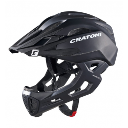 Casco bici Cratoni C-Maniac (Freeride) Tg. S/M (52-56cm) nero opaco