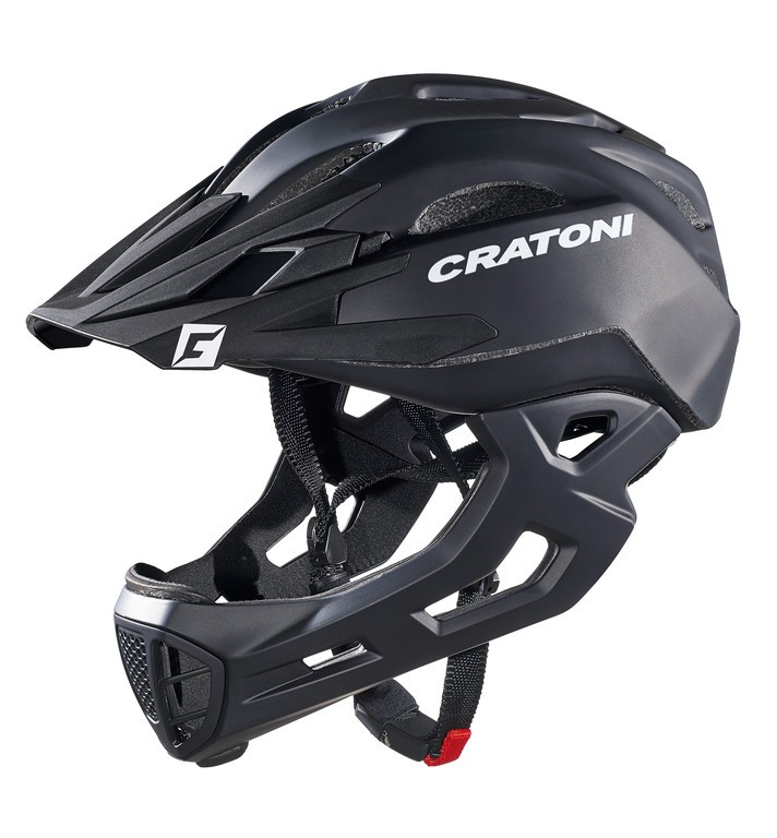 Casco bici Cratoni C-Maniac (Freeride) Tg. S/M (52-56cm) nero opaco