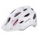 Casco Alpina Carapax JR bianco a pois T. 51-56cm