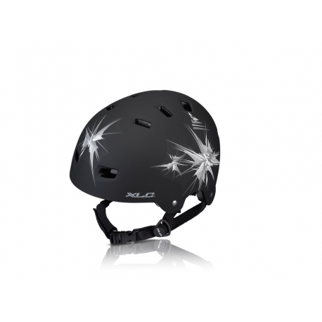 Casco XLC Urban BH-C22 Mis unica (53-59cm) nero opaco, Spikes