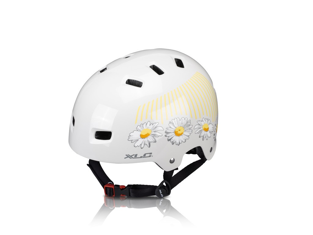 Casco XLC Urban BH-C22 Misura unica (53-59cm) panna, Flower