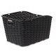 Cestino posteriore Basil Weave WP 35x26x24cm, nero, intreccio di plastica