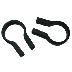 KLICKfix Collarini per adattatore al manubrio neri, 31,8mm