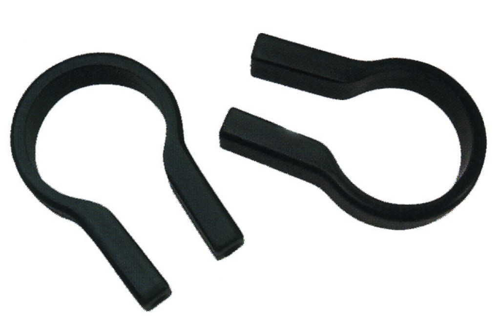 KLICKfix Collarini per adattatore al manubrio neri, 31,8mm