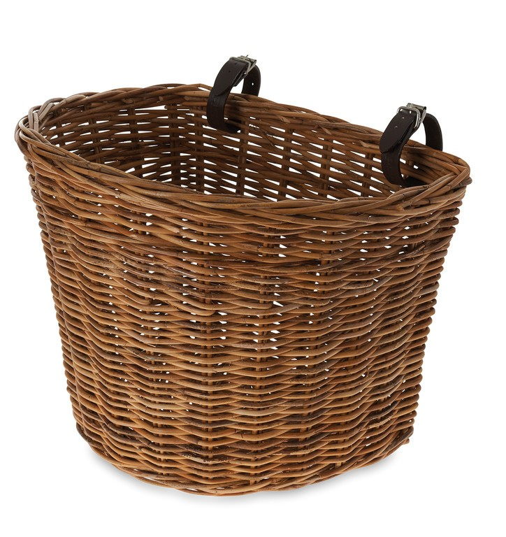 cestino anteriore Basil Darcy L 42x20x26cm, naturale, Rattan