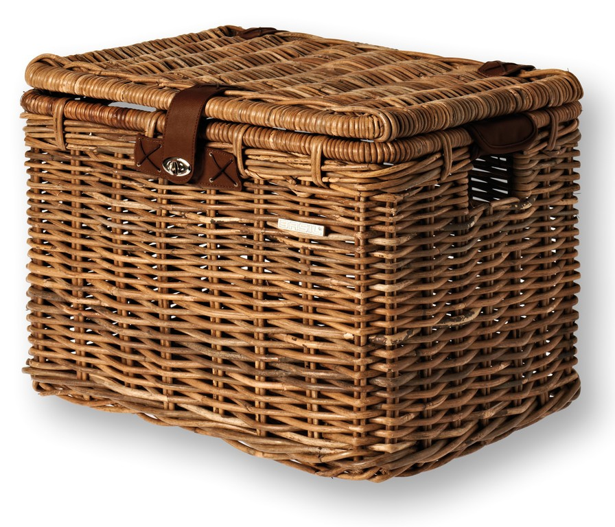 Cestino trasp.RP Basil Denton L 45x32x32cm marrone,rattan