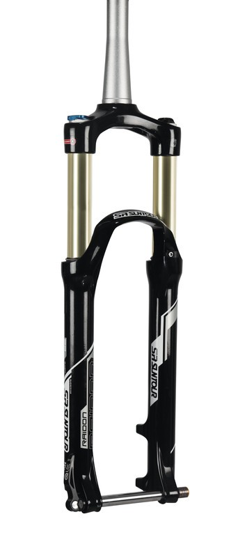 Forcella ammortizzata SR Suntour SF16 RAIDON XC air RLRQLC 29" nero opaco, taper SL255 AHead 15mm100mm