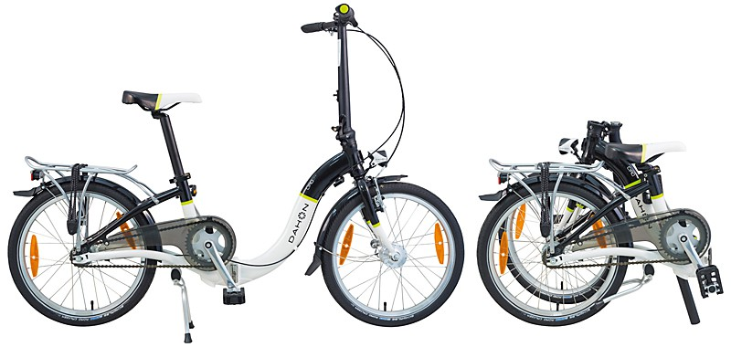 DAHON CIAO i3 3-Velocità bianco-nera - 20"