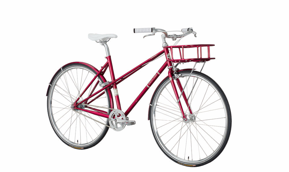 EXCELSIOR "Fashionista" bici urban 2V SRAM Automatix LL, Crimson