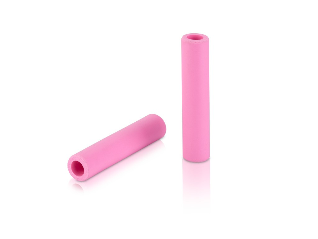 Manopole XLC silicone GR-S31 130mm, rosa, 100% silicone