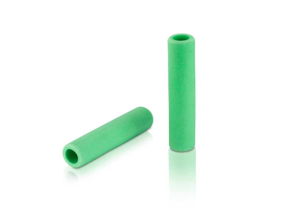 Manopole XLC silicone GR-S31 130mm, lime, 100% silicone