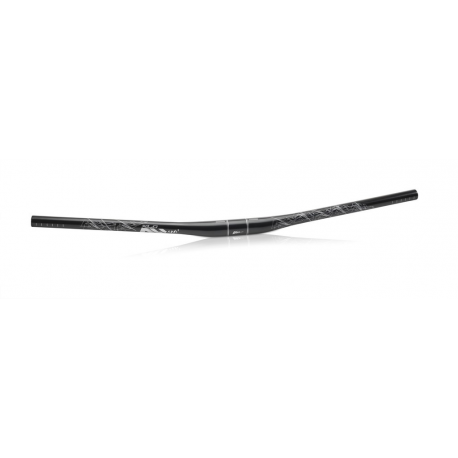 XLC All MTB Topflat-Bar HB-M18 760mm, Ø 31,8mm 10mm nero/lucido, 12°