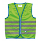 Gilet di sicurezza Wowow Fun Jacket per bambini verde con fasce rifl Tg. S