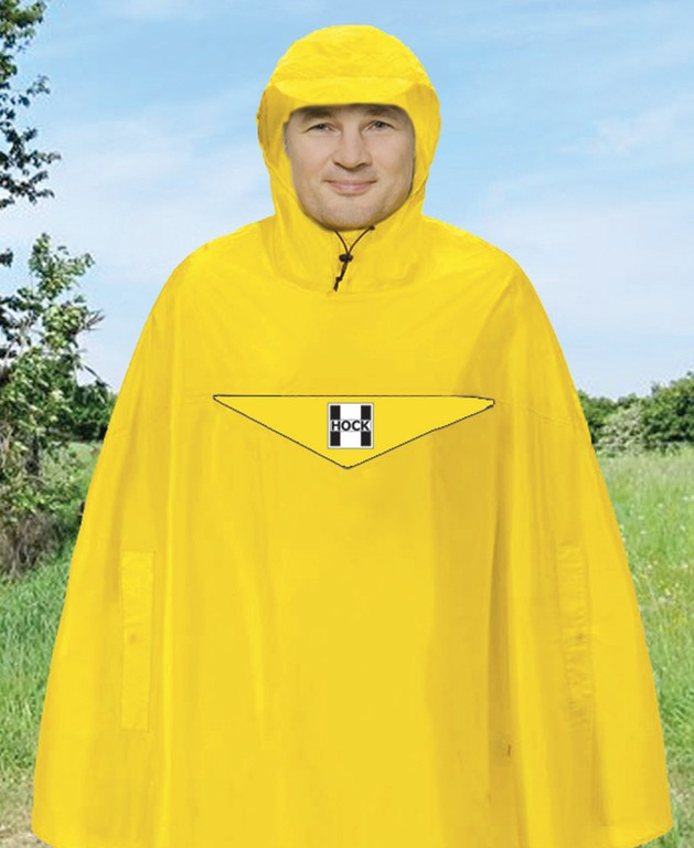 Poncho antipioggia Hock Rain Light giallo segnale T.L