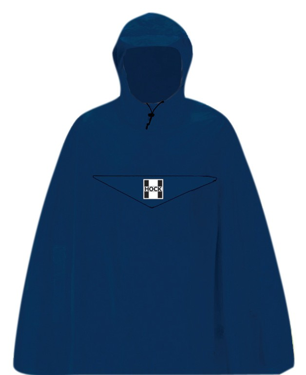 Poncho antipioggia Hock Rain Light blu Tg.L