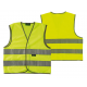 Gilet di sicurezza Wowow adulti Giallo con strisce riflettenti, taglia L