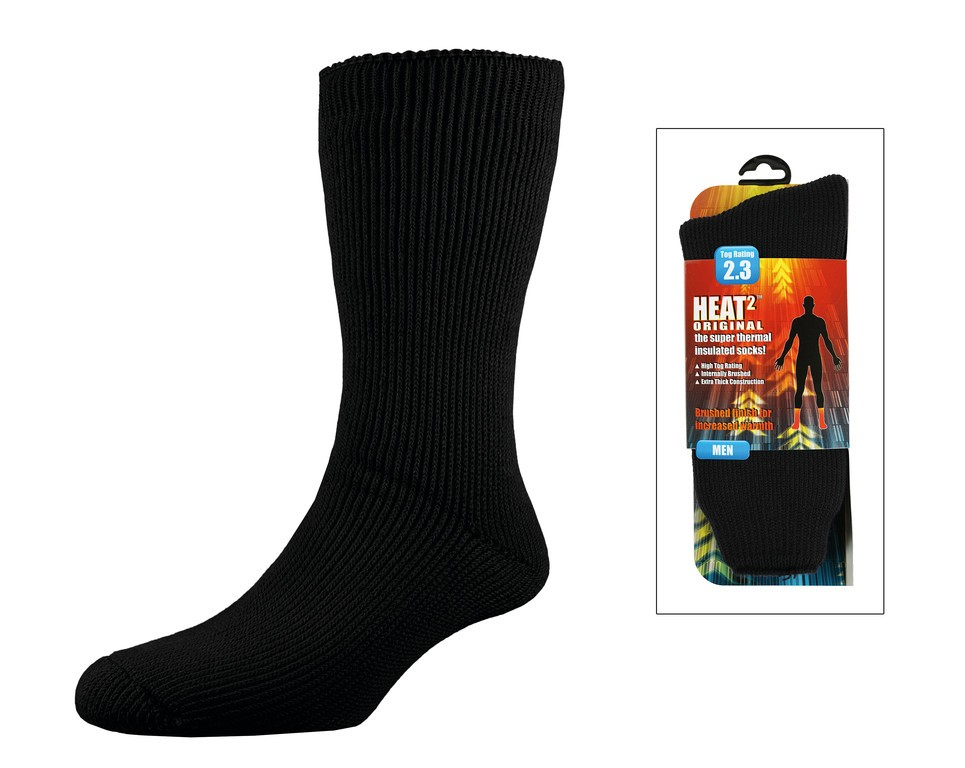 Calze Heat² uomo nero T. 40-45