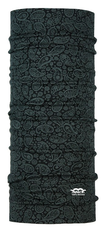 P.A.C. Merino Paisley nero 8850-204