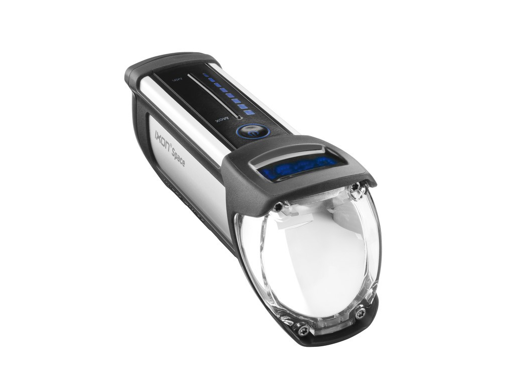 Fanale LED a batteria b&m Ixon Space montaggio al manubrio 150 Lux, con alimentatore