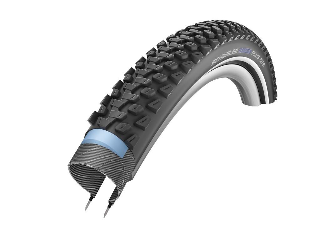 Copertone Schwalbe Marathon Plus MTB HS468 26x2.25" 57-559 TSk.-nero rifl.Per.SG DC