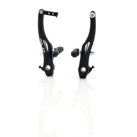 XLC V-Brake BR-V03 Set in Alu nero, ruota anteriore o posteriore