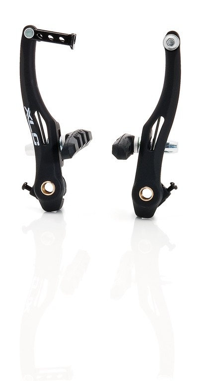 XLC V-Brake BR-V03 Set in Alu nero, ruota anteriore o posteriore