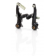 XLC MiniV-Brake BR-C01 Set in Alu nero, ruota anteriore o posteriore