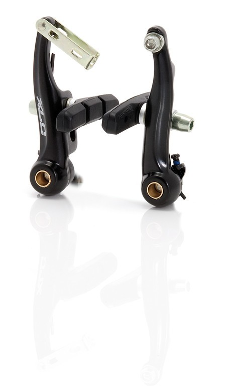 XLC MiniV-Brake BR-C01 Set in Alu nero, ruota anteriore o posteriore