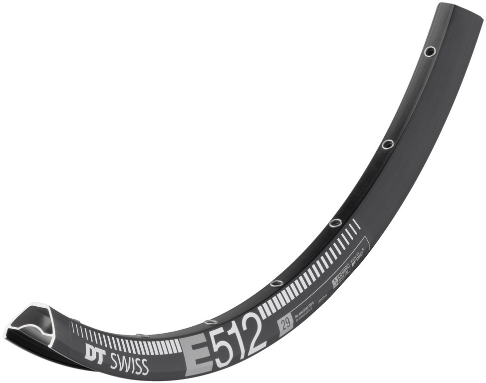 Cerchio DT Swiss E 512 29" nero 622-25 VL 6,5mm 28 fori