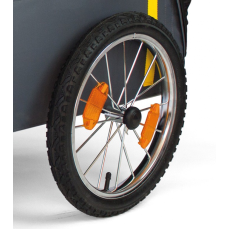 Ruota a raggi con copertone 16" per rimorchi 'Traveller'