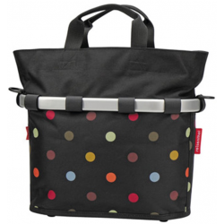 Borsa città Reisenthel Bikebasket ovale dots 34x31x17,5cm, KLICKfix