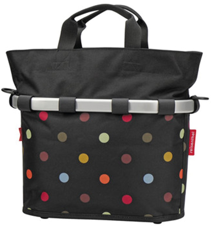 Borsa città Reisenthel Bikebasket ovale dots 34x31x17,5cm, KLICKfix