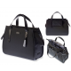 Borsa business Basil Noir impermeabile midnight black 17 litri