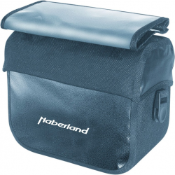 Borsa manubrio Haberland impermeabile nero, 25x20x13cm, 7 ltr